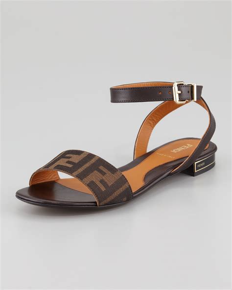 fendi women's flat sandals